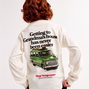 Abercrombie kids Jeep  Wagoneer Graphic Sweatshirt